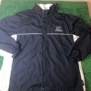 Ducks Unlimited Windbreaker w Attached Hoodie XL